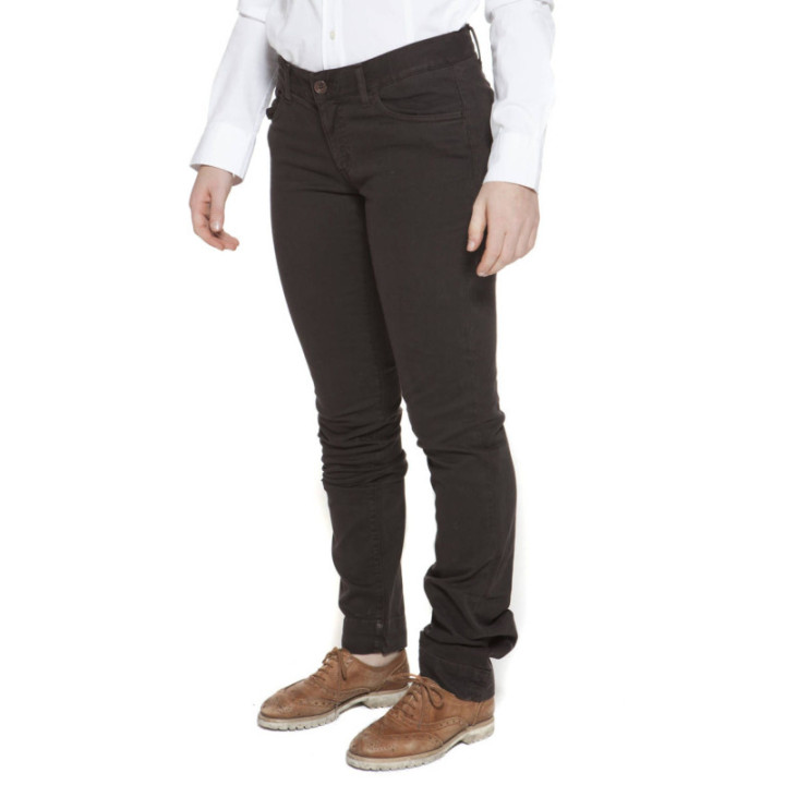 PANTALON FEMME GANT MARRON
