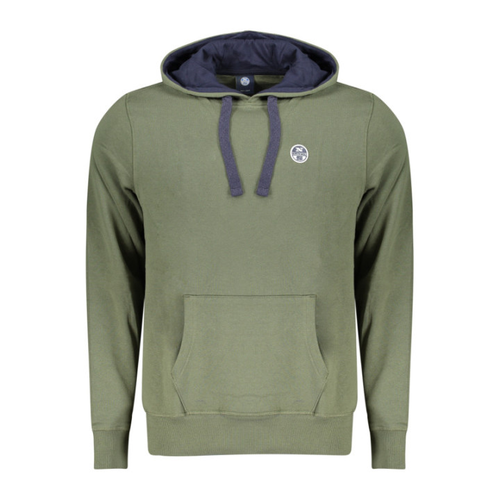 Sweat zippé pour homme North Sails, vert