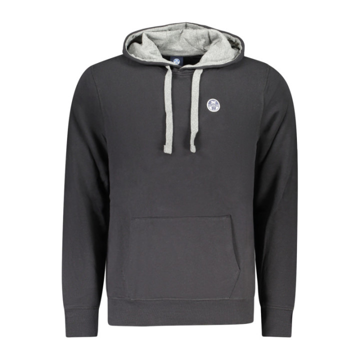Sweat-shirt zippé noir pour homme North Sails