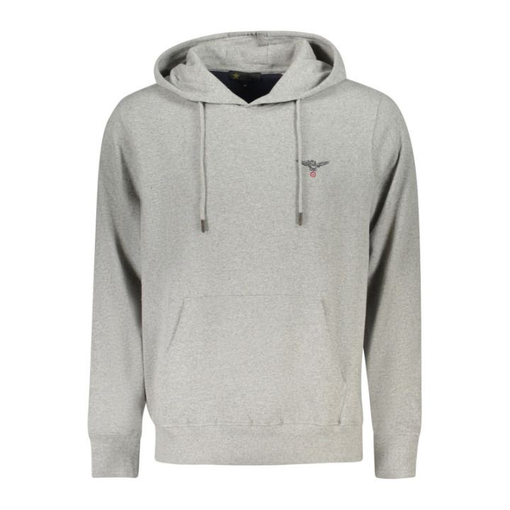 SWEAT-SHIRT GRIS À FERMETURE ÉCLAIR POUR HOMMES DE L'ACADÉMIE MILITAIRE