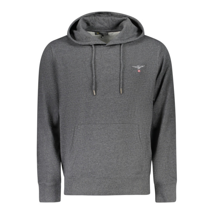 SWEAT-SHIRT GRIS À FERMETURE ÉCLAIR POUR HOMMES DE L'ACADÉMIE MILITAIRE