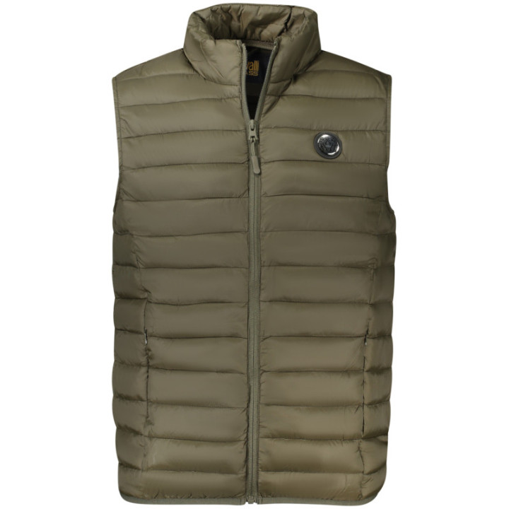 VESTE SANS MANCHES VERTE POUR HOMMES CAVALLI CLASS