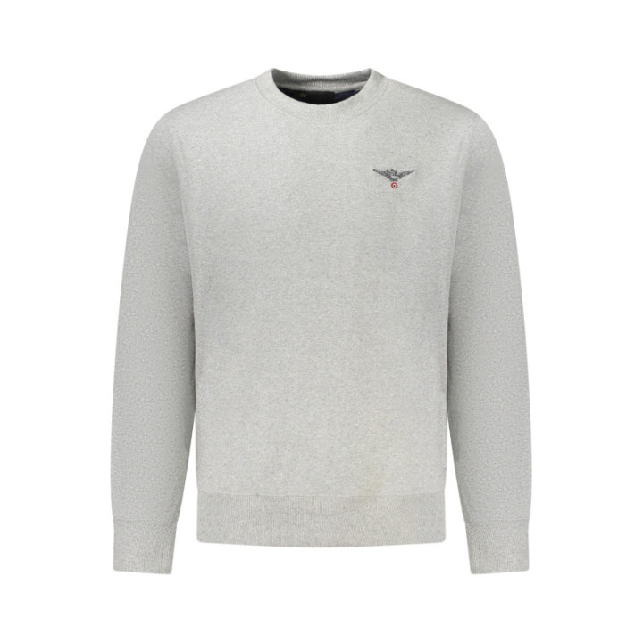 SWEAT-SHIRT ZIPPÉ POUR HOMMES DE L'ACADÉMIE MILITAIRE, GRIS