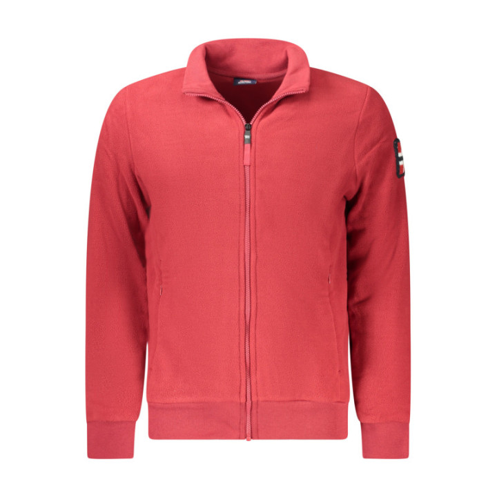 SWEAT-SHIRT ROUGE À FERMETURE ÉCLAIR POUR HOMMES NORVÈGE 1963