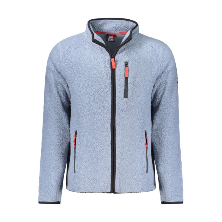 SWEAT-SHIRT ZIPPÉ BLEU POUR HOMME NORVÈGE 1963