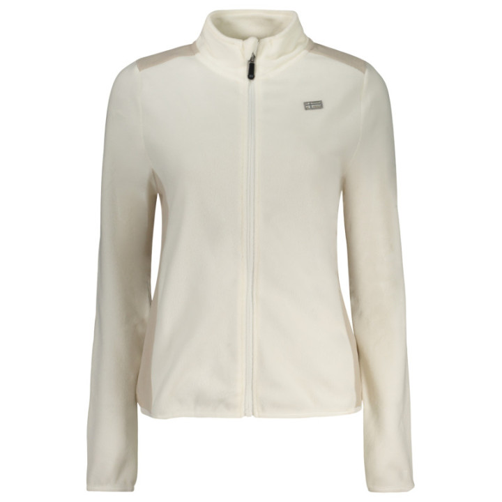 SWEAT-SHIRT BLANC À FERMETURE ÉCLAIR POUR FEMMES NORVÈGE 1963