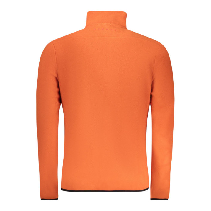 Sweat-shirt zippé orange pour homme Norvège 1963
