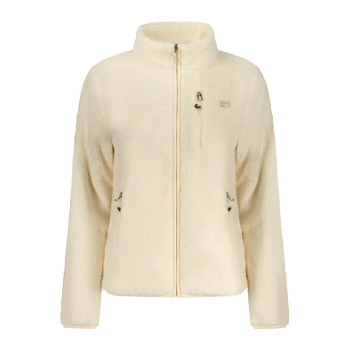 SWEAT-SHIRT BLANC À FERMETURE ÉCLAIR POUR FEMMES NORVÈGE 1963