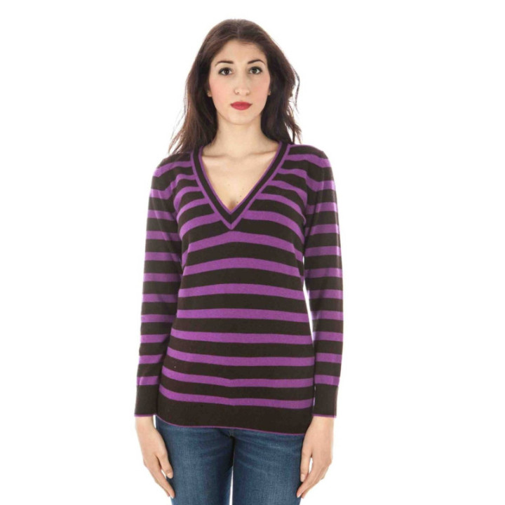 PULL FEMME FRED PERRY VIOLET