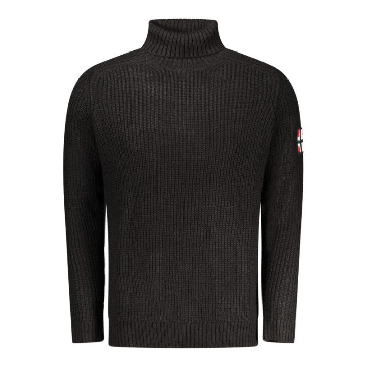 PULL NOIR POUR HOMME NORVÈGE 1963