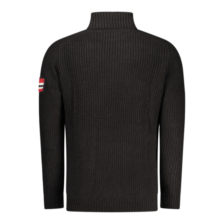 PULL NOIR POUR HOMME NORVÈGE 1963