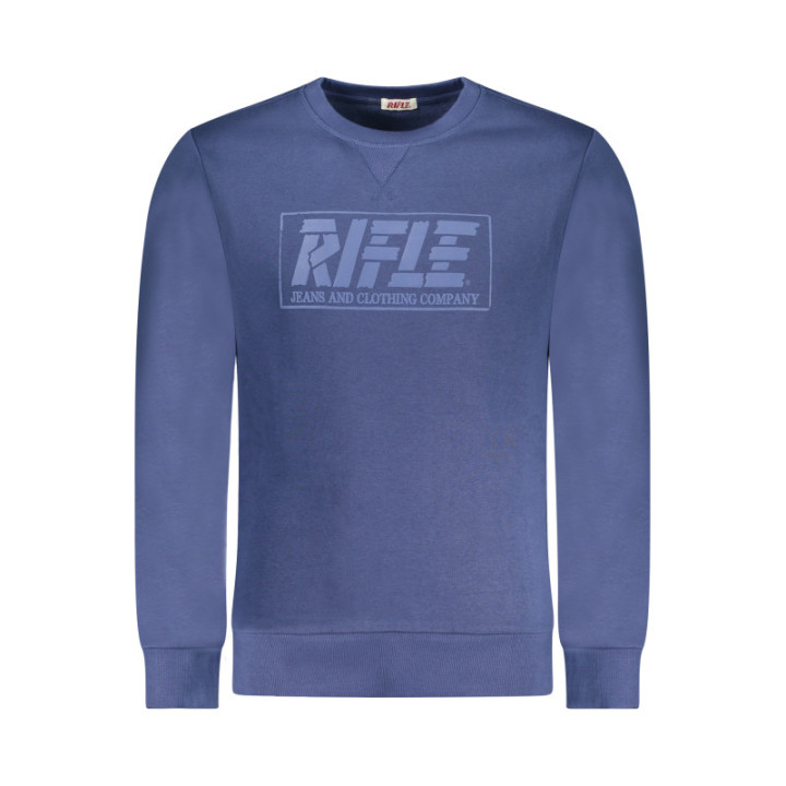 SWEAT-SHIRT ZIPPÉ RIFLE POUR HOMME BLEU