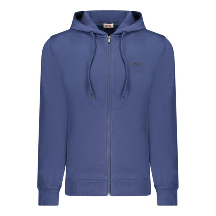 SWEAT-SHIRT ZIPPÉ BLEU POUR HOMME RIFLE