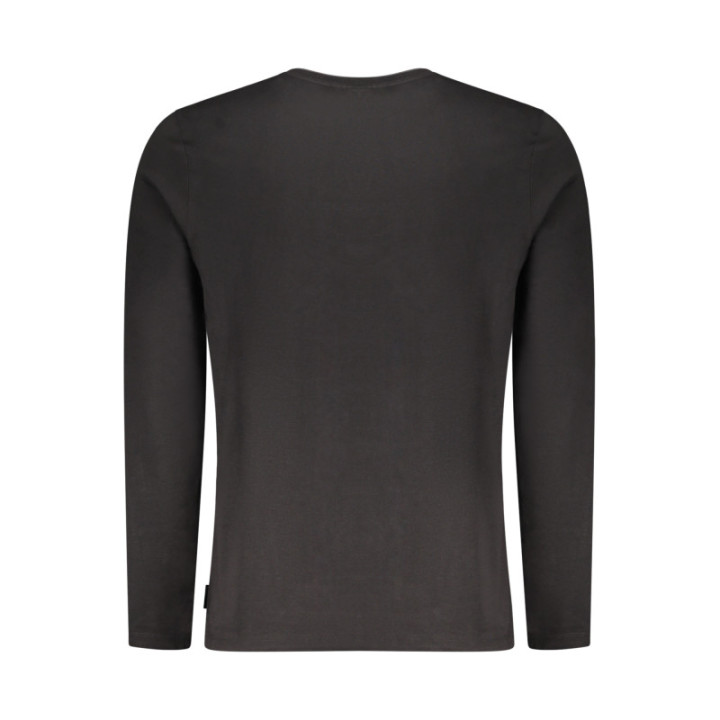 T-shirt noir à manches longues pour homme US GRAND