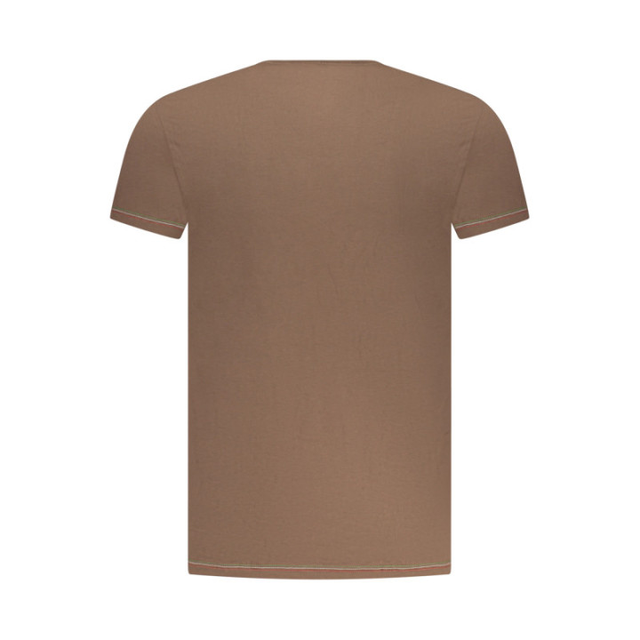 T-shirt marron pour homme AERONAUTICA MILITARE