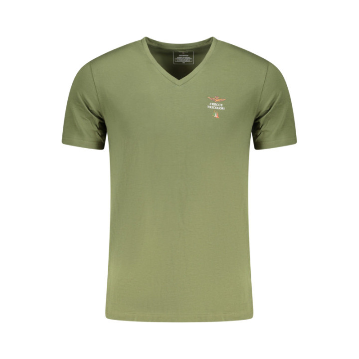 T-shirt vert d'extérieur pour homme AERONAUTICA MILITARE