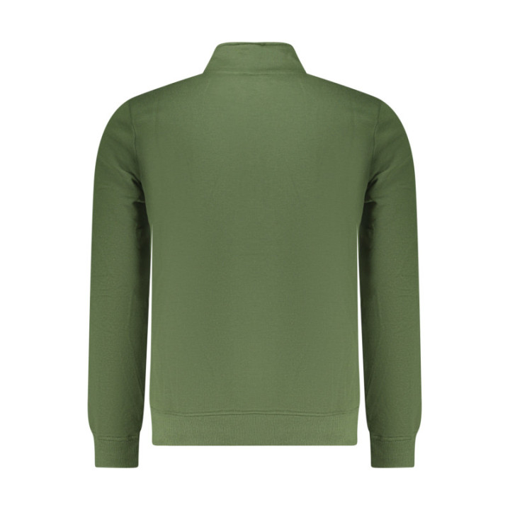 SWEAT-SHIRT VERT À FERMETURE ÉCLAIR POUR HOMME US GRAND