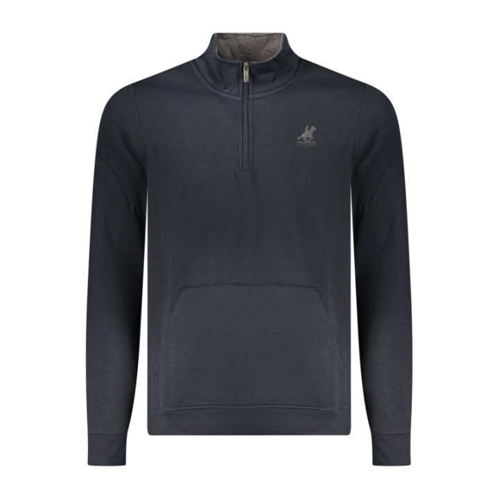 SWEAT-SHIRT BLEU À FERMETURE ÉCLAIR POUR HOMME US GRAND