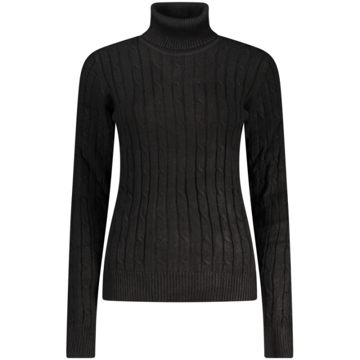 PULL NOIR POUR FEMME NORVÈGE 1963