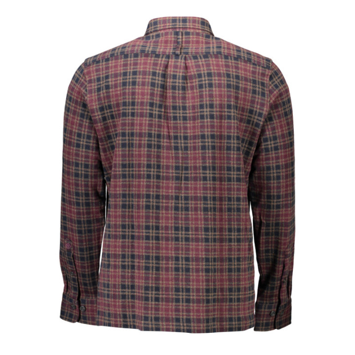 GANT CHEMISE À MANCHES LONGUES HOMME MARRON
