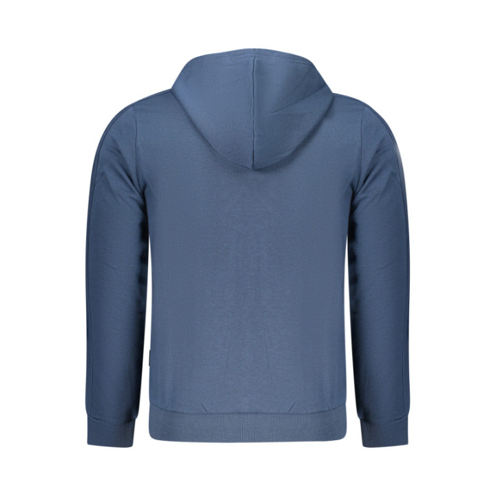 SWEAT-SHIRT BLEU À FERMETURE ÉCLAIR POUR HOMME US GRAND