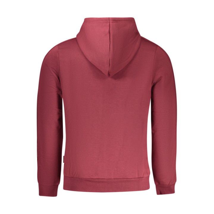 SWEAT-SHIRT FERMETURE ÉCLAIR ROUGE POUR HOMME US GRAND