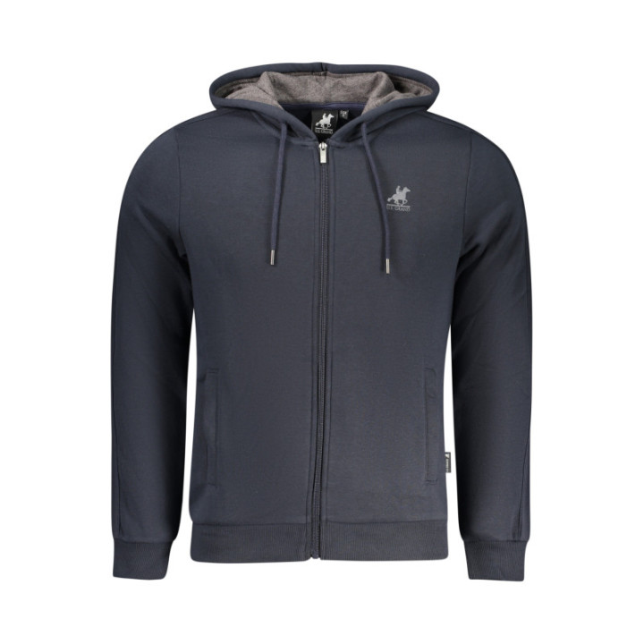 SWEAT-SHIRT BLEU À FERMETURE ÉCLAIR POUR HOMME US GRAND