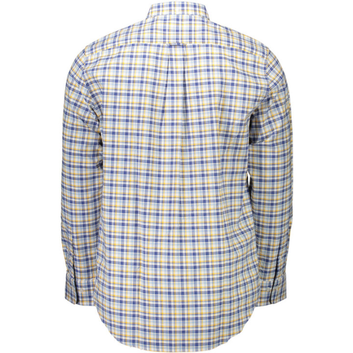 GANT CHEMISE HOMME JAUNE À MANCHES LONGUES