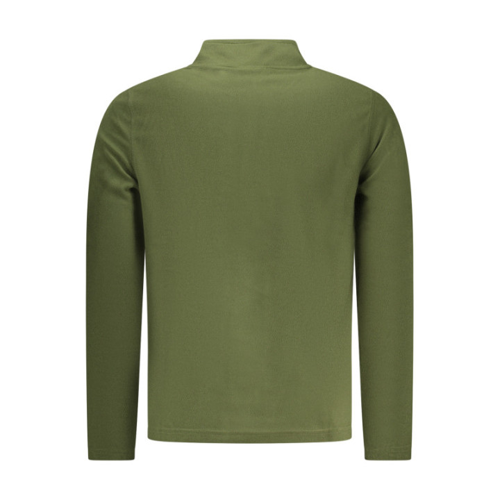 SWEAT-SHIRT VERT À FERMETURE ÉCLAIR POUR HOMME US GRAND
