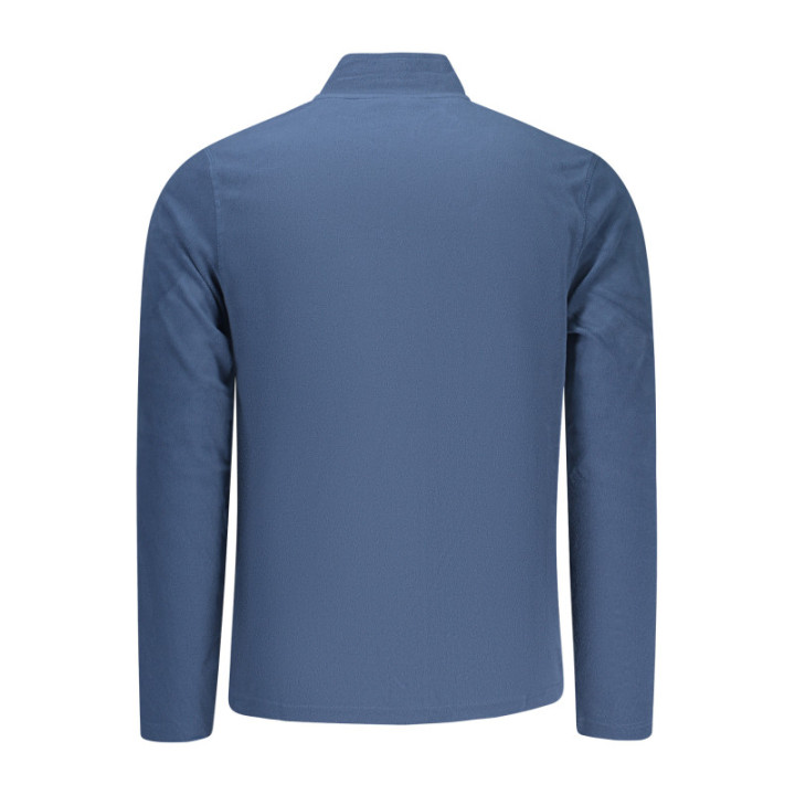 SWEAT-SHIRT BLEU À FERMETURE ÉCLAIR POUR HOMME US GRAND