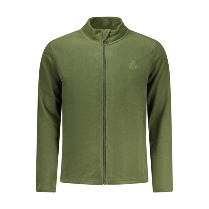 SWEAT-SHIRT VERT À FERMETURE ÉCLAIR POUR HOMME US GRAND
