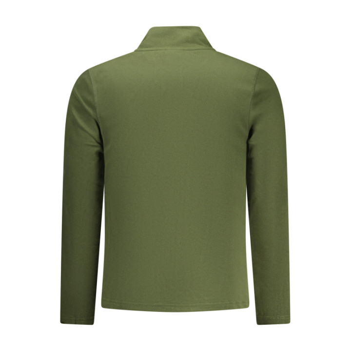 SWEAT-SHIRT VERT À FERMETURE ÉCLAIR POUR HOMME US GRAND