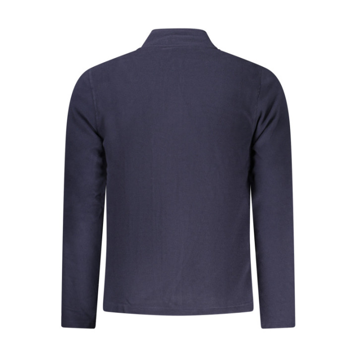 SWEAT-SHIRT BLEU À FERMETURE ÉCLAIR POUR HOMME US GRAND