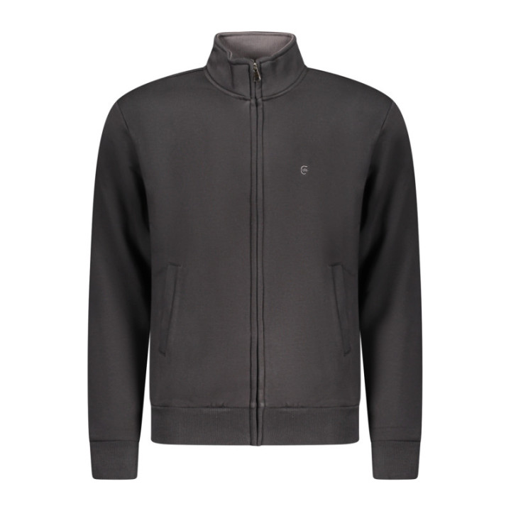SWEAT-SHIRT NOIR À FERMETURE ÉCLAIR POUR HOMME COVERI MOVING