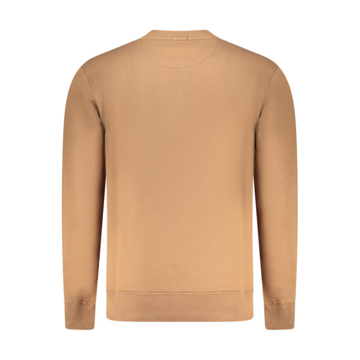 SWEAT-SHIRT FERMETURE ÉCLAIR MARRON POUR HOMME COVERI MOVING