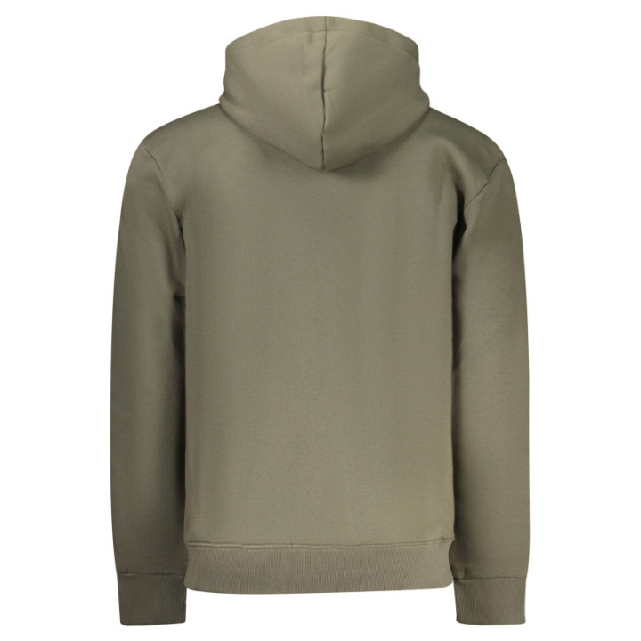 SWEAT-SHIRT FERMETURE ÉCLAIR COVERI MOVING POUR HOMME, VERT