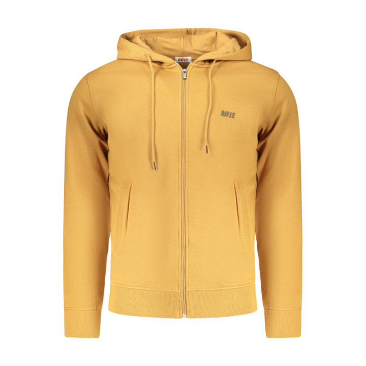 SWEAT-SHIRT FERMETURE ÉCLAIR MARRON POUR HOMME RIFLE