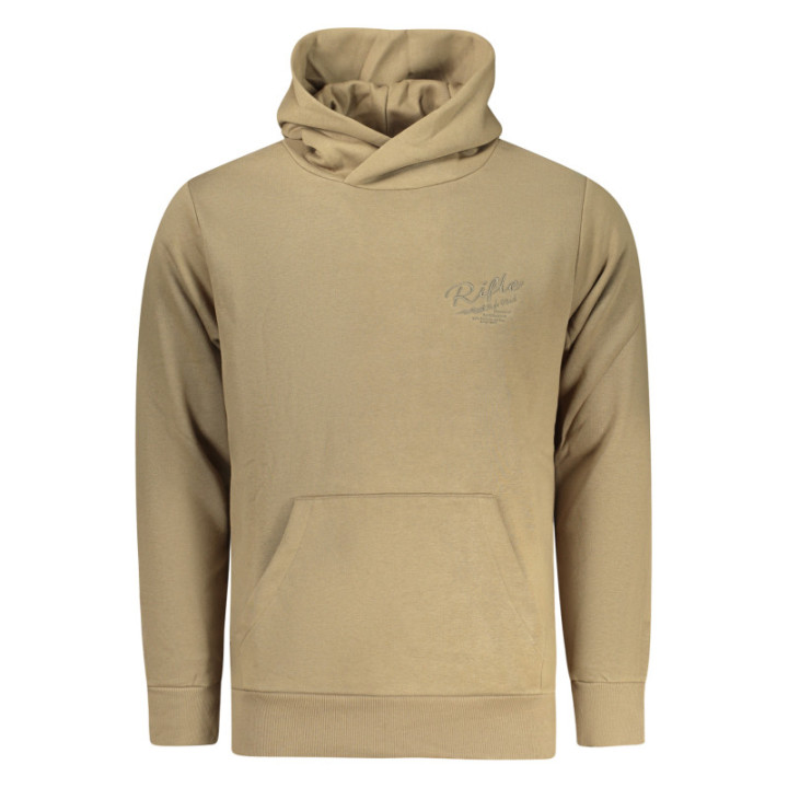 SWEAT-SHIRT FERMETURE ÉCLAIR POUR HOMME RIFLE MARRON
