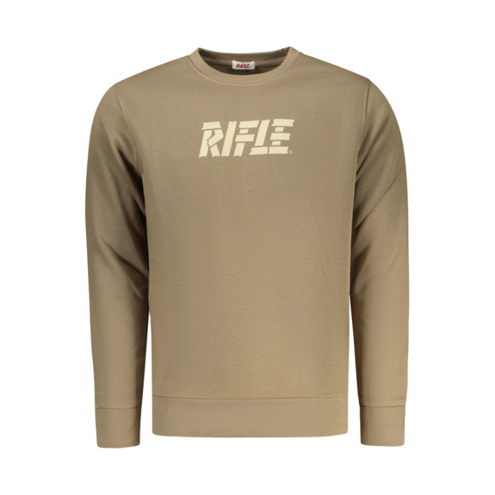SWEAT-SHIRT FERMETURE ÉCLAIR POUR HOMME RIFLE MARRON