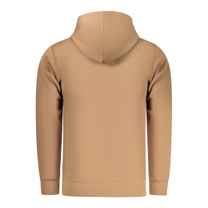 SWEAT-SHIRT FERMETURE ÉCLAIR MARRON POUR HOMME RIFLE