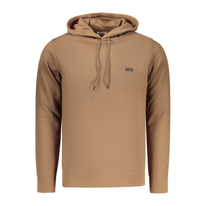 SWEAT-SHIRT FERMETURE ÉCLAIR POUR HOMME RIFLE MARRON
