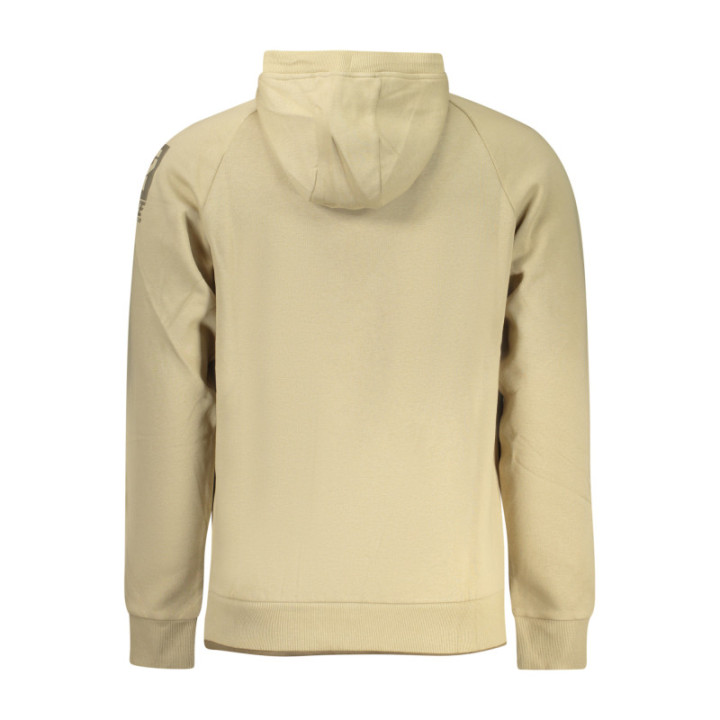 SWEAT-SHIRT ZIPPÉ HOMME BEIGE