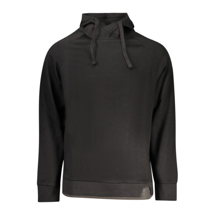 SWEAT-SHIRT NOIR À FERMETURE ÉCLAIR POUR HOMME RIFLE