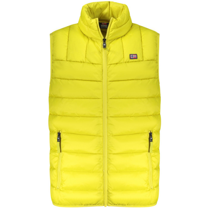 NORVÈGE 1963 VESTE JAUNE SANS MANCHES POUR HOMME