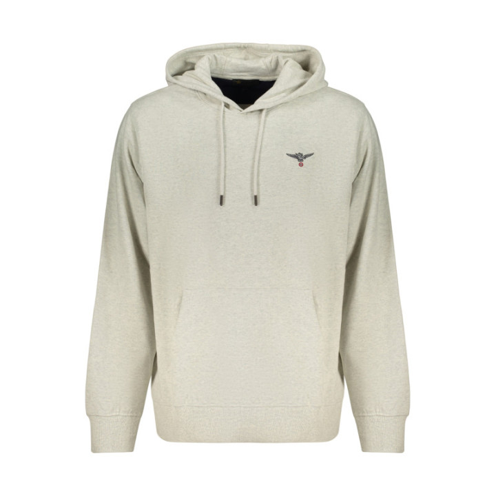 SWEAT-SHIRT FERMETURE ÉCLAIR POUR HOMME DE L'ACADÉMIE MILITAIRE, GRIS