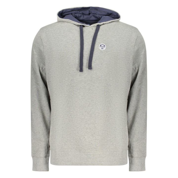 SWEAT-SHIRT FERMETURE ÉCLAIR NORTH SAILS POUR HOMME, GRIS