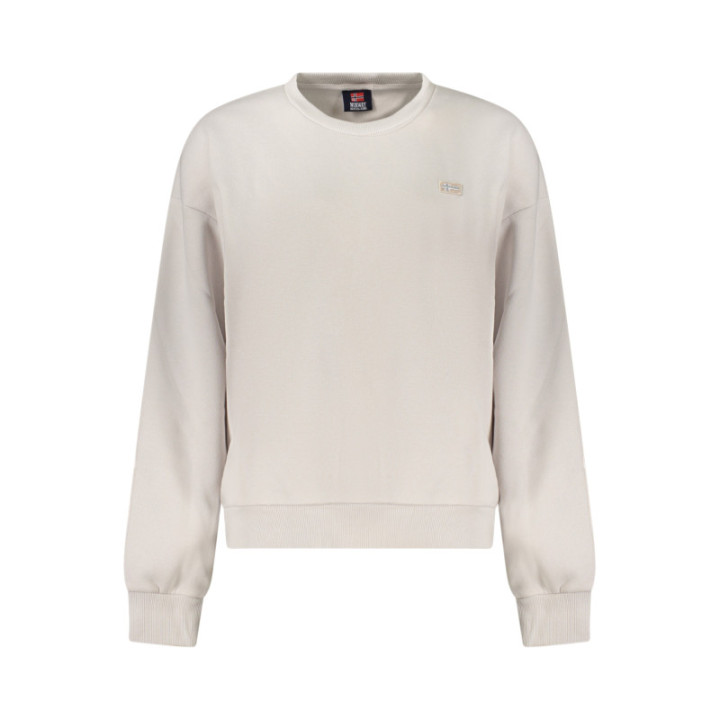 SWEAT-SHIRT GRIS À FERMETURE ÉCLAIR POUR FEMME NORVÈGE 1963