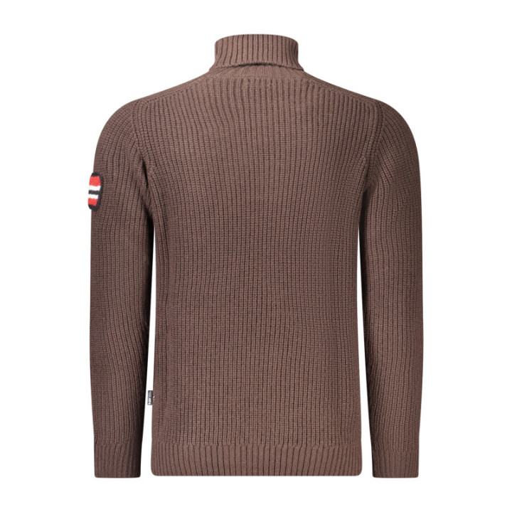 PULL MARRON POUR HOMME NORVÈGE 1963
