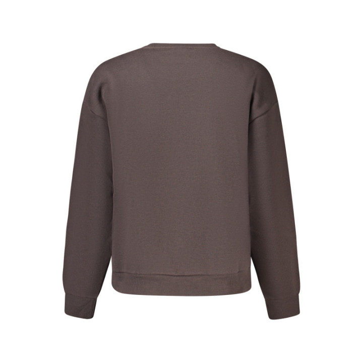 SWEAT-SHIRT MARRON À FERMETURE ÉCLAIR POUR FEMME NORVÈGE 1963