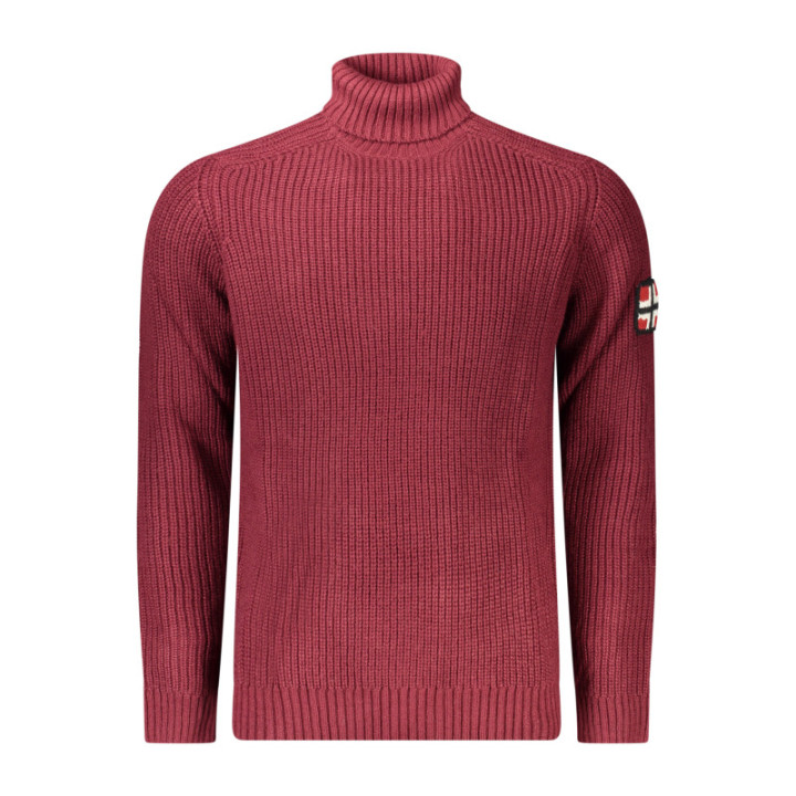 PULL ROUGE POUR HOMME NORVÈGE 1963
